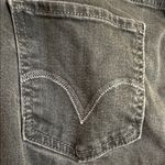 Levi’s Black Straight Leg Mid Rise 5 Pocket Skinny Jeans Size 8 Photo 5