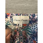 Cara Cara || Janie Dress in Palm Medallion Teal Small Blue Photo 3