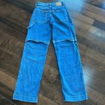 Hollister Ultra High Rise Dad jeans Carpenter Stretch Denim Womens 25 waist (1R) Photo 6