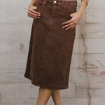Bohme Brown Denim Skirt ✨ Photo 0