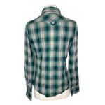 Kuhl ✨ Pearl Snap Shirt Womens Large Plaid Long Sleeve Outdoor Hiking Western ✨ Photo 2