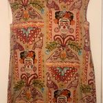 Source Unknown Mexican Theme Calavera & Peacock Midi XL Dress. 2830 Photo 0