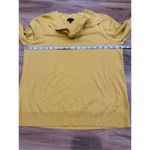 Talbots Mustard Yellow Tie Neck Sweater Women Top Blouse sz Large Petite Photo 4