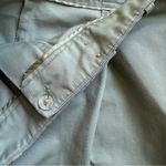 Topshop Pleated High Rise Pants Sage Green US 6 Cropped Photo 4