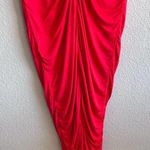 Alice + Olivia Alicia + Olivia Red Midi Dress Photo 9