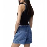 Uniqlo Drapey Denim Skort Indigo Blue NWT XS Photo 1