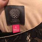 Vince Camuto  BLACK NUDE LACE 3/4 SLEEVE BOATNECK COCKTAIL DRESS 4 Photo 6