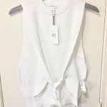 DKNY women's P/S heavy knit wrap tie sleeveless sweater NEW new with defects NWD Photo 0