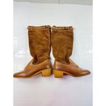 Zodiac USA Women's Brown Suede Leather Tall Boots Size 8 M Photo 1