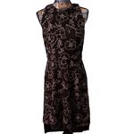 Loft Ann Taylor  Black And White Floral Dress Size 6 Photo 1