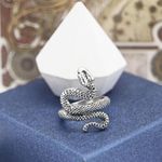 Snake Ring Silver Photo 2