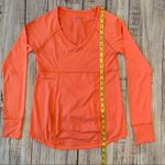 BeMaternity by Ingrid & Isabel Long Sleeve Top. Size XSmall. EUC Orange Photo 5