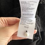 Laundry by Shelli Segal  Black Lace Ruffle Balloon Sleeve Blouse, Size Large Photo 13