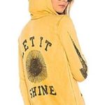 Sundry  Let It Shine Graphic Hoodie in Vintage Saffron Yellow Gold Size:‎ Small Photo 1