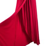Rolla Coster Cold Shoulder Faux Wrap Maxi Dress Red Size S Photo 5