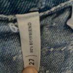 PacSun  Light Blue Allover Ripped Boyfriend Jeans Photo 6