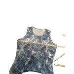 No Brand Knit Printed Tank Dress Sz XL NWOT Blue Photo 3