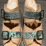 FREEBIRD by Steven Caprice heeled sandals in turquoise multi size 8 Photo 2
