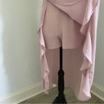 Socialite Pastel Pink Ruffled Romper size XS Girlhoodcore Asymmetrical Jumpsuit Photo 3
