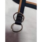 Urban Outfitters  Navy Ecru and Brown D-Ring Belt Size 46 Photo 1