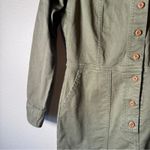 Duluth Trading Co Green Denim Shirt Dress Womens XS Casual Gorpcore Coverall Photo 1