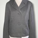 Fashionbilt Gray Will 1970’s Vintage 3 Button Blazer Satin Lined Short Medium Photo 0