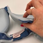 Victoria's Secret Victoria’s Secret VS Blue Dream Angels Push-Up Padded Bra Size 34D Photo 2