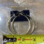 Stainless Steel Post Round BIG Chunky Tube Earrings Hypoallergenic 6C Gold Photo 1