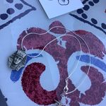 Handmade Vintage Egyptian Pewter Pharaoh Necklace  Photo 1