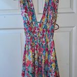 Flower Printed Dress Multi Size M Photo 1