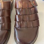 Predictions  LEATHER COLLECTION WOMENS SHOES 8.5 BROWN SLIP-ON WEAVE Photo 2