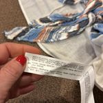 ZARA  Women’s Short-sleeve V Neck Striped Front Tie Top Photo 8