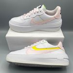 Nike Women’s Shoes Air Force 1 PLT.AF.ORM platform Pink Yellow Photo 13