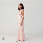 Fame and Partners Navy Tie Back Cut Out Dress Photo 3