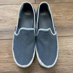 UGG Bren Waves Sneaker Women's Size 8 Slip On Shoes Blue White Cotton Mesh EU 39 Photo 1