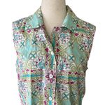 Tommy Bahama  Sleeveless Paisley Cotton Buttondown Photo 4
