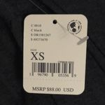 Free People Juicy Long Sleeve Top Black Cowlneck Crossover Oversized Fit XS New Photo 9