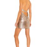 H:ours Imogen Chainmail Dress in Gold Photo 2
