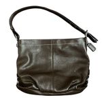 Coach  brown leather hobo bag with light purple interior! Photo 0