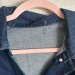 Dolls Kill  SAMPLE Dark Blue Jean Jacket with Tie Bow Sleeves Photo 3