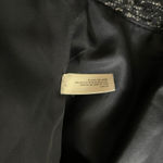 Gap  Coat Sweater Navy Blue Button Cropped Tweed Wool Blend Collar Sz L Photo 5