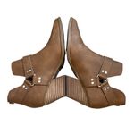 Dolce Vita Brown Ankle Boots‎ size 6 Pointed Toe Western Cowboy Bootie Brown Photo 1