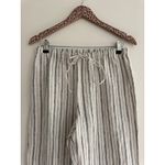 Reformation Olina Linen Pants in Elsie Stripe Size Small Photo 4