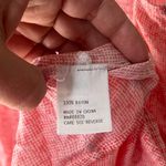 Anne Carson  Coral Pink Sleeveless V-Neck Blouse Women’s Size 1X Photo 5