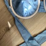 Sundaze Bikinis Medium Blue Strappy Ruched Venus Top X Storm Halter Bikini Top Photo 1