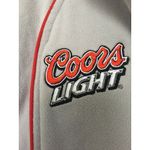 Coors Light Women’s Fleece Jacket Top Pullover 1/4 Zip Gray Size Small Photo 3