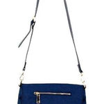 Colab Womens Detachable Strap‎ Messenger Crossbody Handbag Navy Blue One Size Photo 0