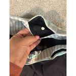 Lululemon  Inspire Mesh Black midrise cropped Legging Floral band waist womens 4‎ Photo 4