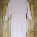 ASOS Blush Pink Barbie Tulip Skirt 3/4 Sleeve Mini Dress Size 2 Photo 3
