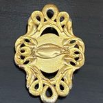 Vintage Unsigned Victorian Cameo Ornate Gold Photo 8